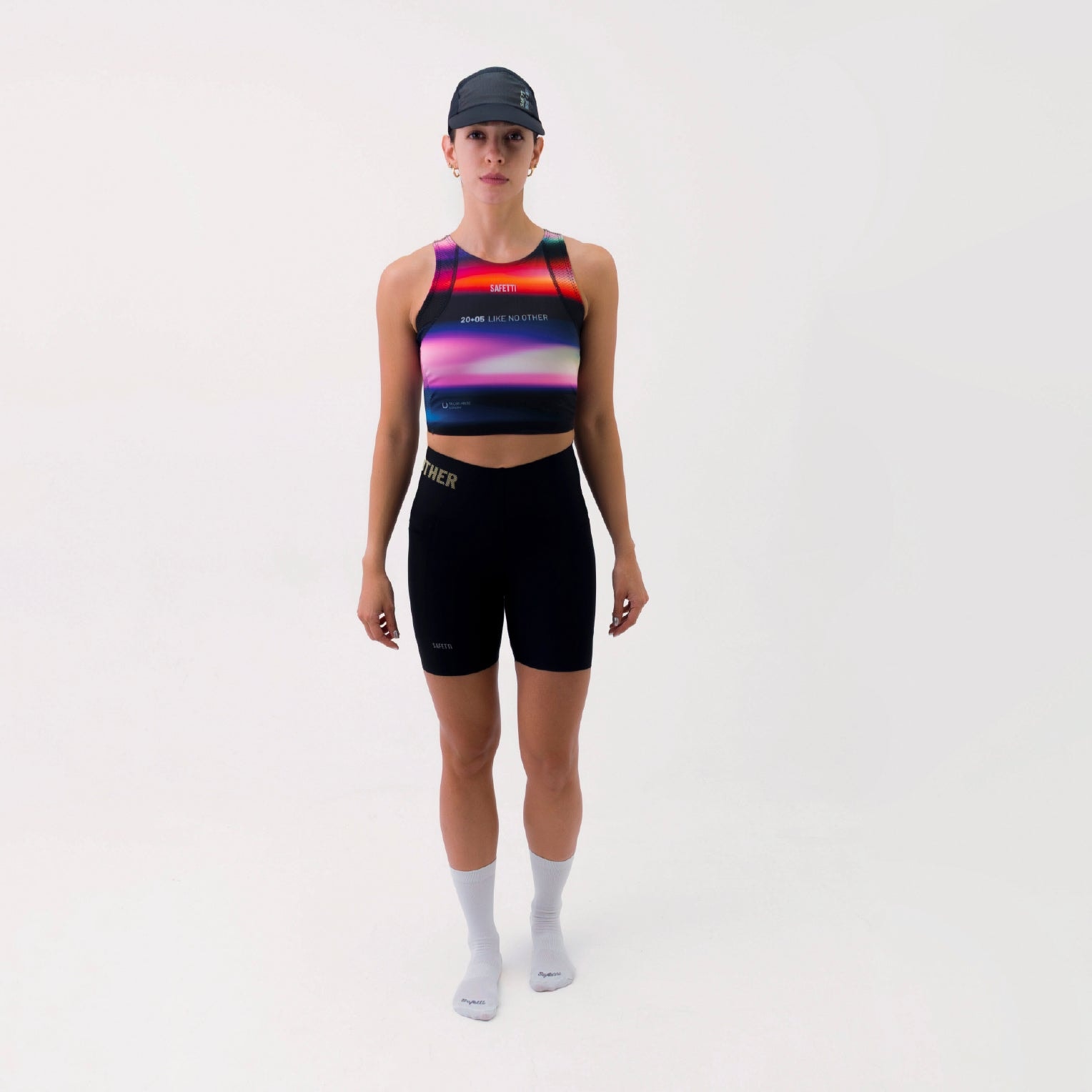 CROPTOP RUNNING/PÁDEL POCKET ESPECTRO PARA MUJER - imagen 1