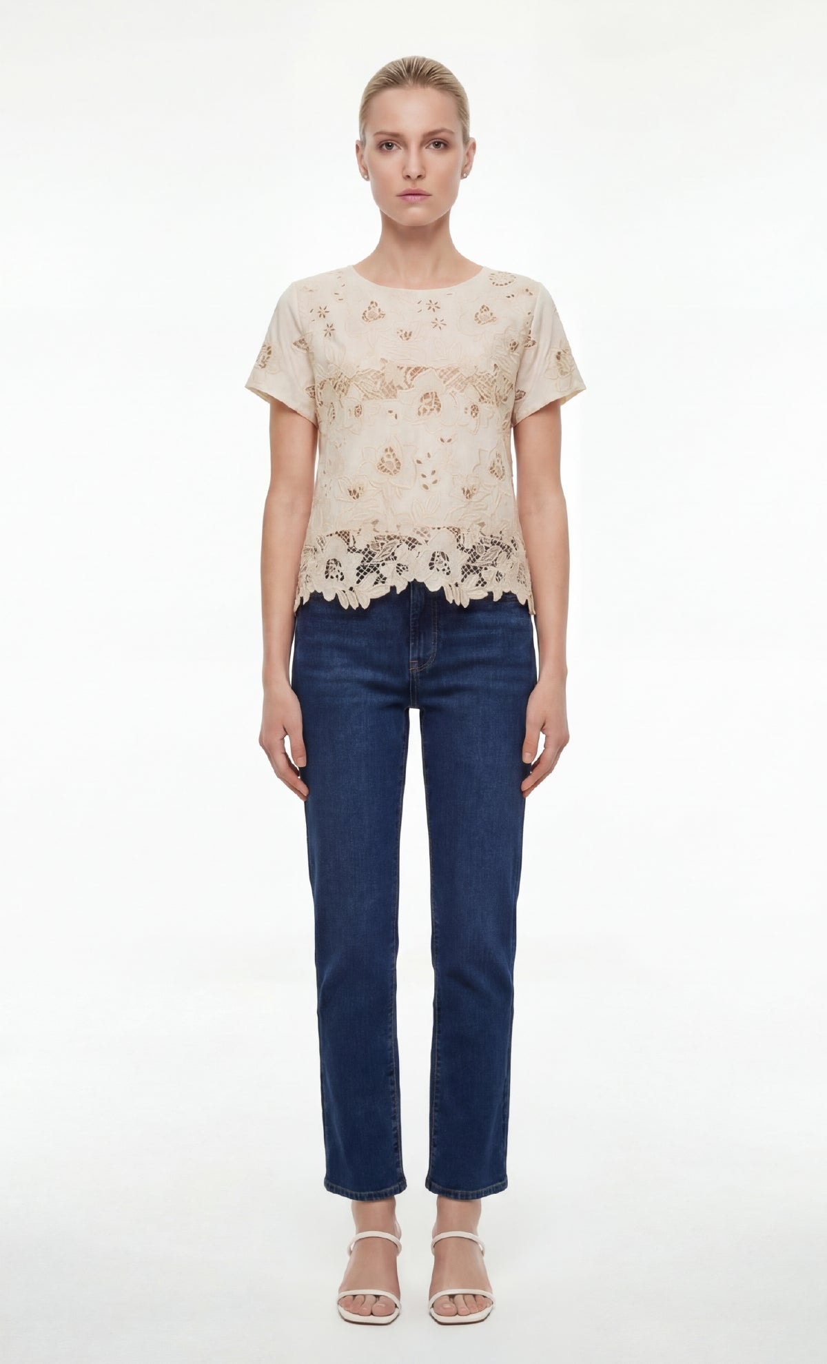 Blusa Clarence Créme - imagen 1