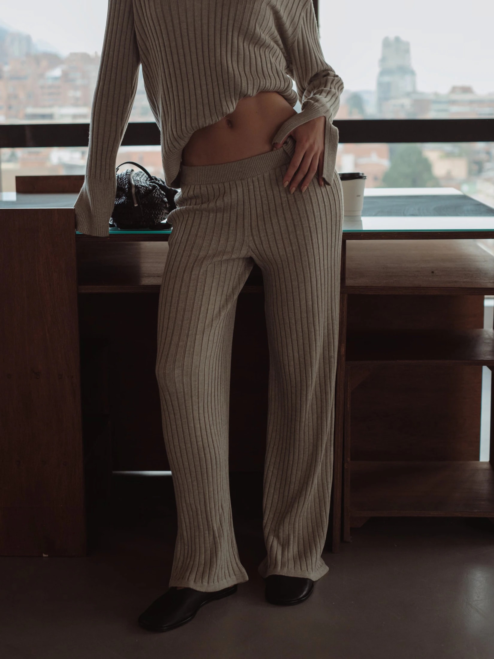 SAUNA KNIT PANTS - CHIPS - imagen 1