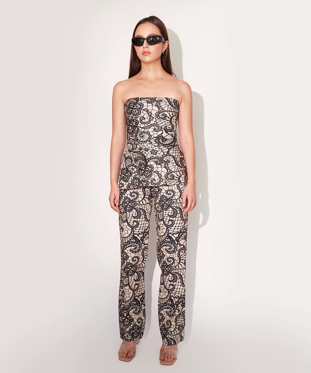 Howdy Pants in Faux Lace - imagen 1