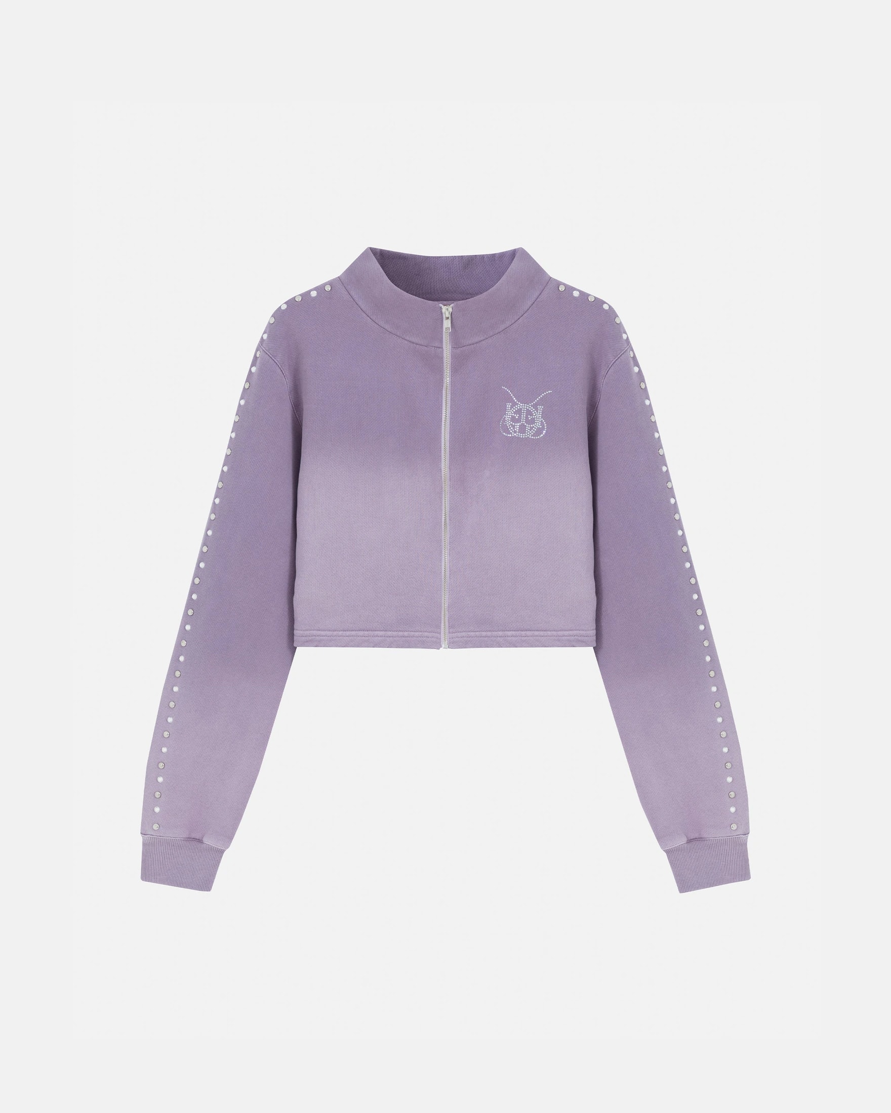W Santa Union "Unión" Zip Up Turtleneck Purple - imagen 1