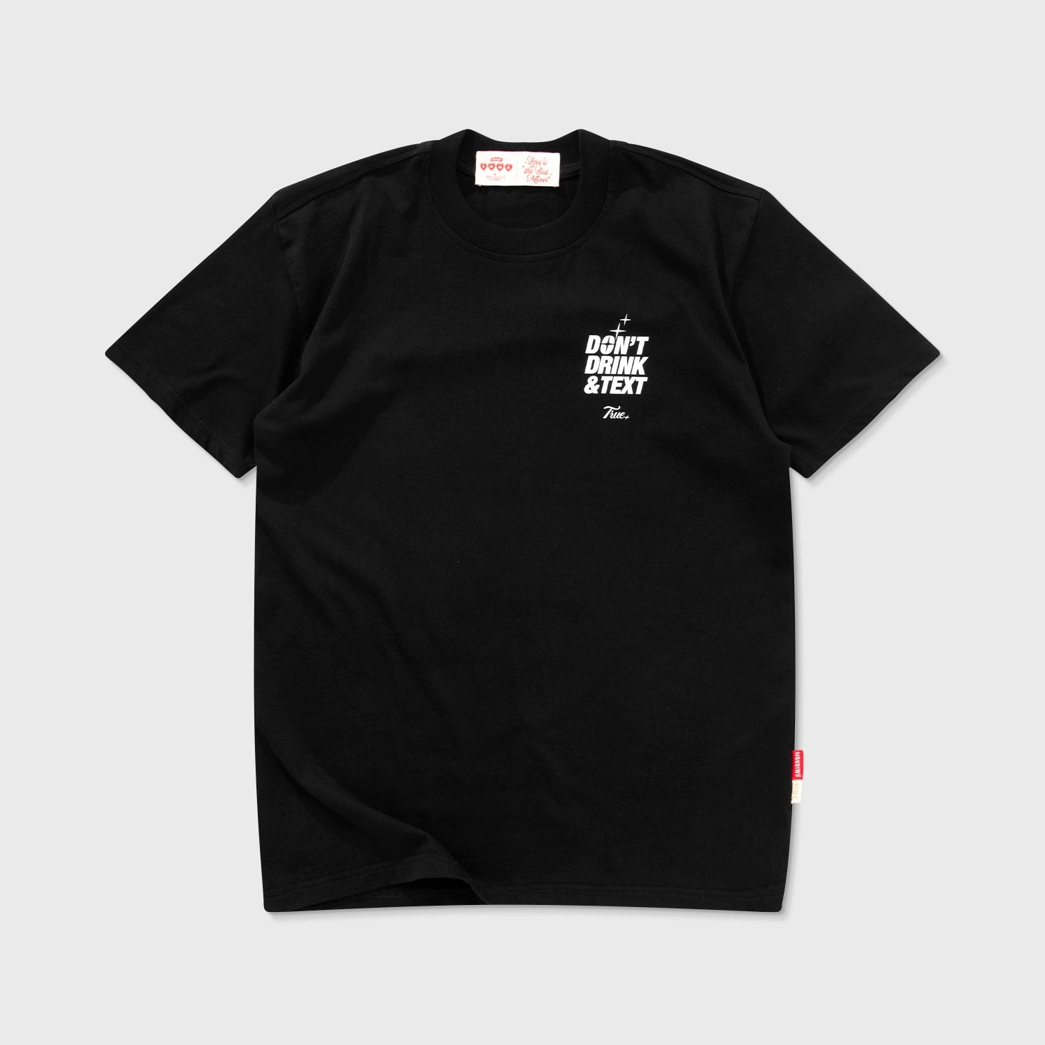 True X Smirnoff Text T-Shirt - Black - imagen 1