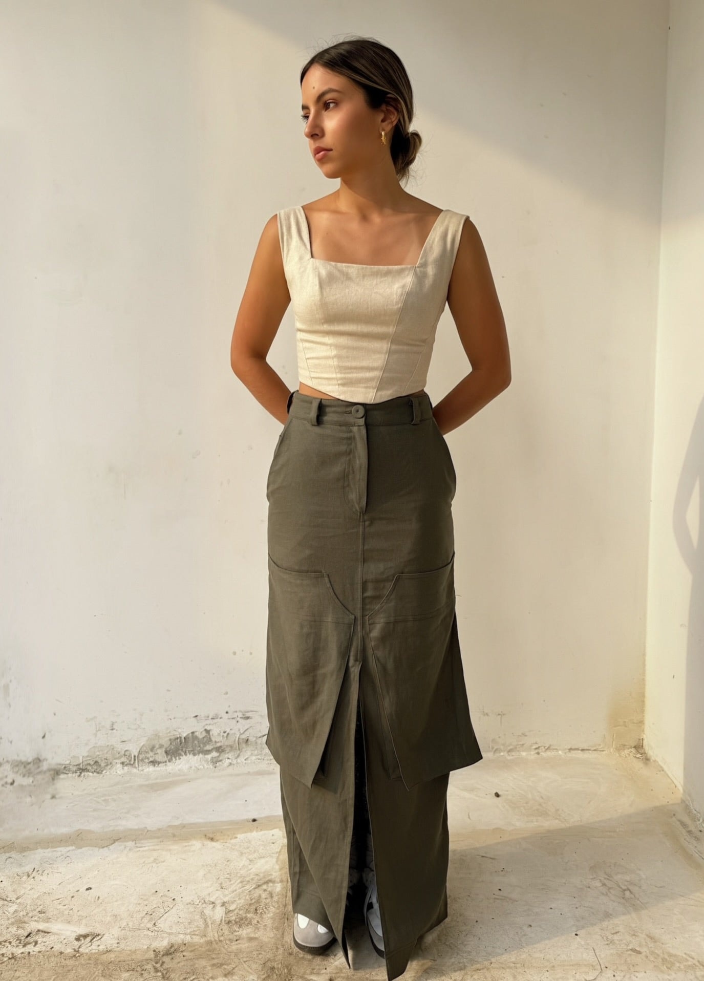 Falda Paula Verde - imagen 1