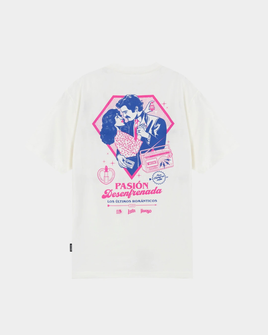 CAMISETA PASION DESENFRENADA CREMA - imagen 1