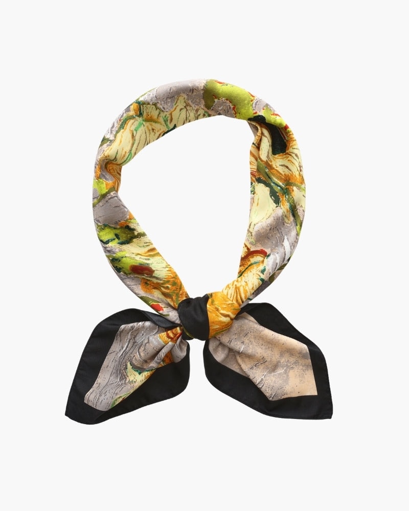 Old Money Impressionist Garden Scarf - imagen 1
