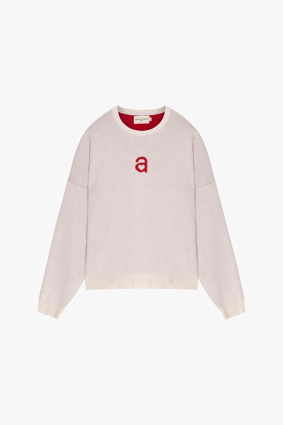 MONOGRAM SWEATER IVORY - imagen 1
