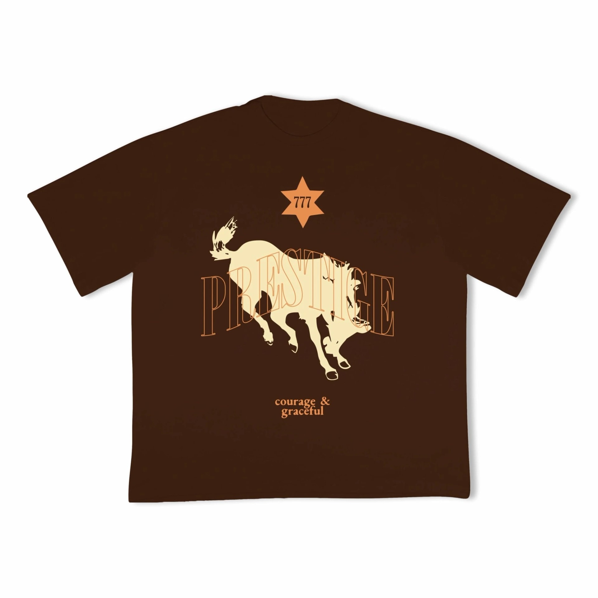 Brown T-Shirt Boxy Prestige - imagen 1