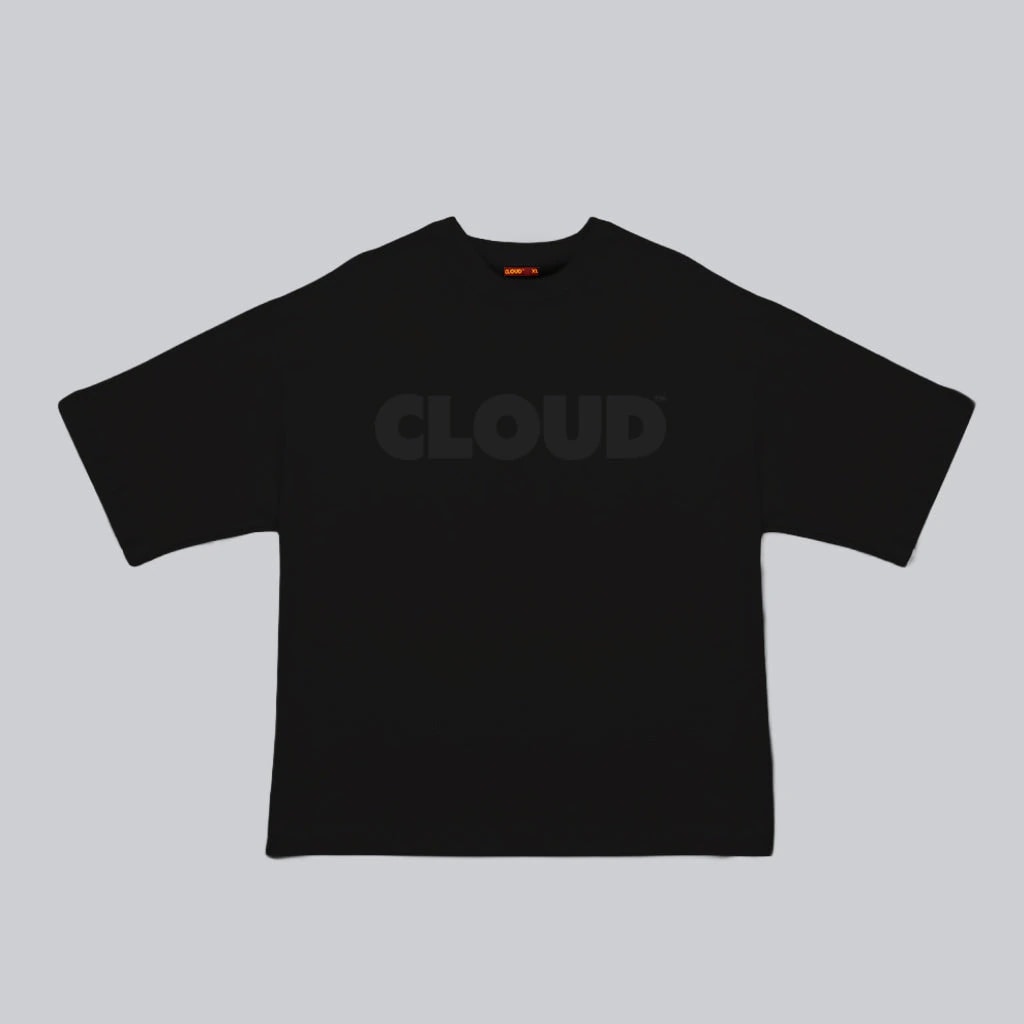 Camiseta BLOCK negro sobre negro - imagen 1