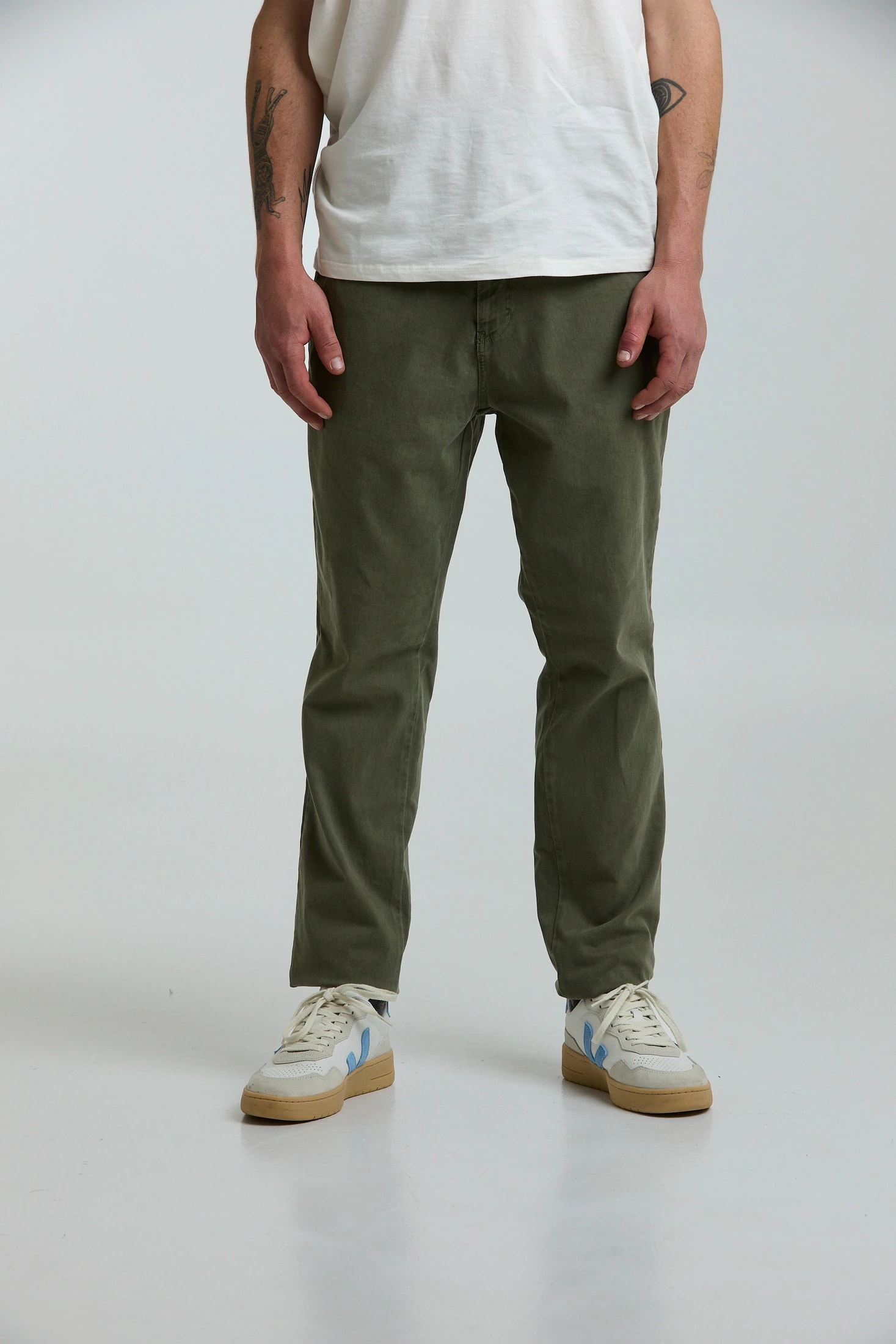 Pantalón de drill verde - imagen 1