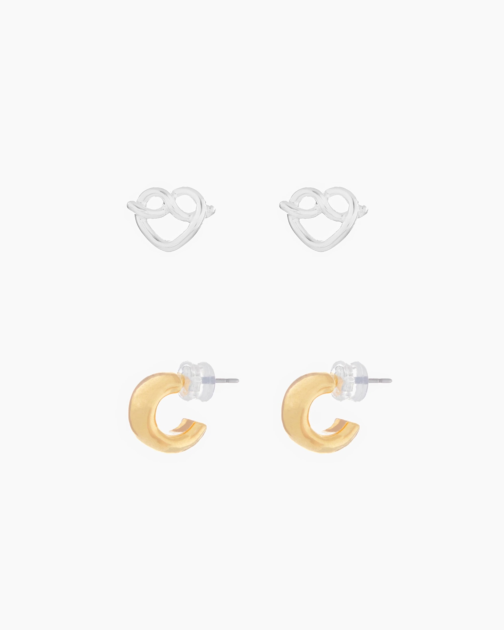 Set Aretes Corazón - imagen 1