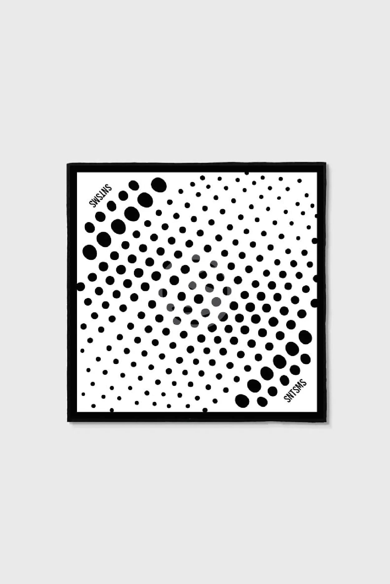 Pañoleta Orbit Blanco y Negro Santísimas - imagen 1