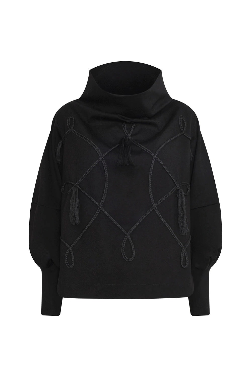 Saco new scarlett negro bordado - imagen 1