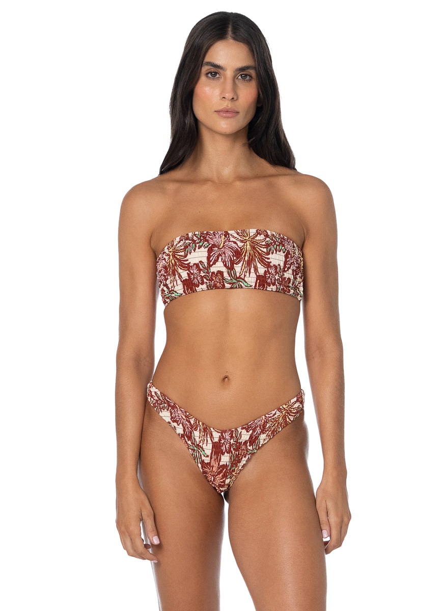 Maaji Tropical Heat Artemis Strapless Bandeau Bikini Top - imagen 1
