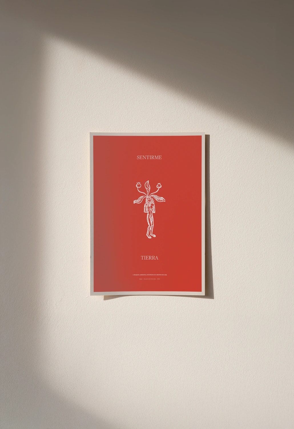 POSTER  30x40 -  SENTIRME TIERRA - imagen 1