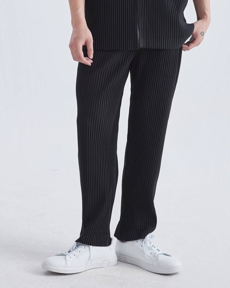 Ribbed Cotton Pantalon - imagen 1