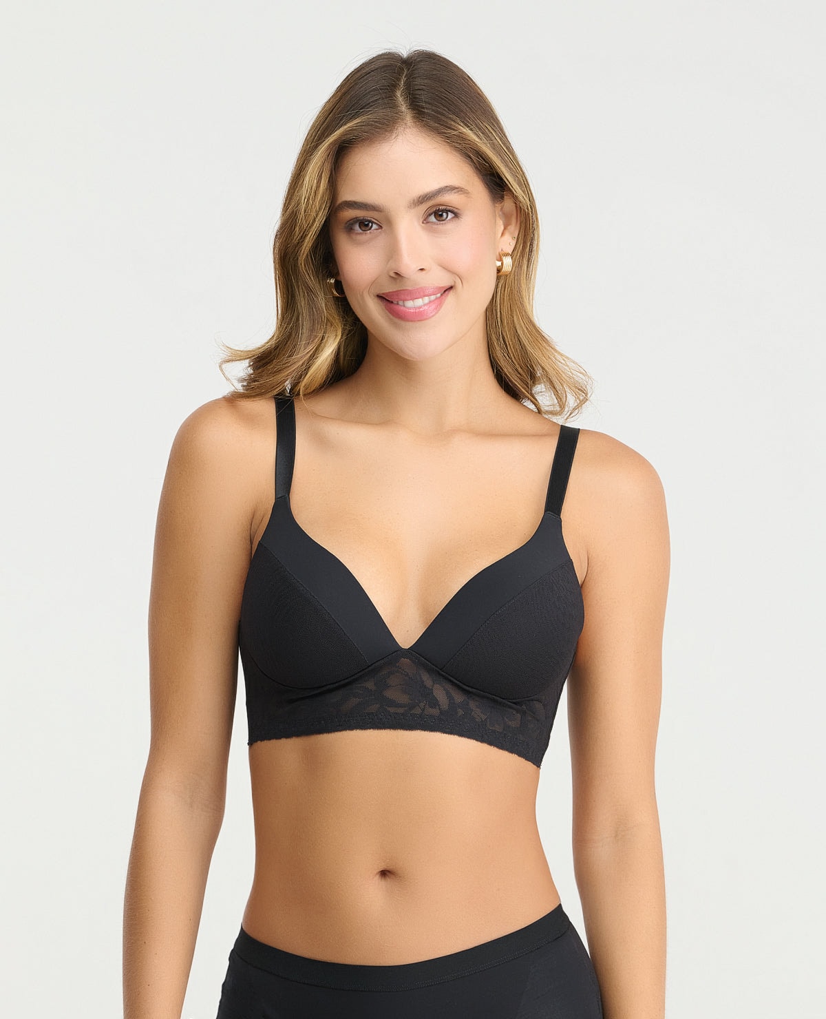 Brasier Realce Natural | Cargaderas ajustables | Detalles en Encaje - imagen 1