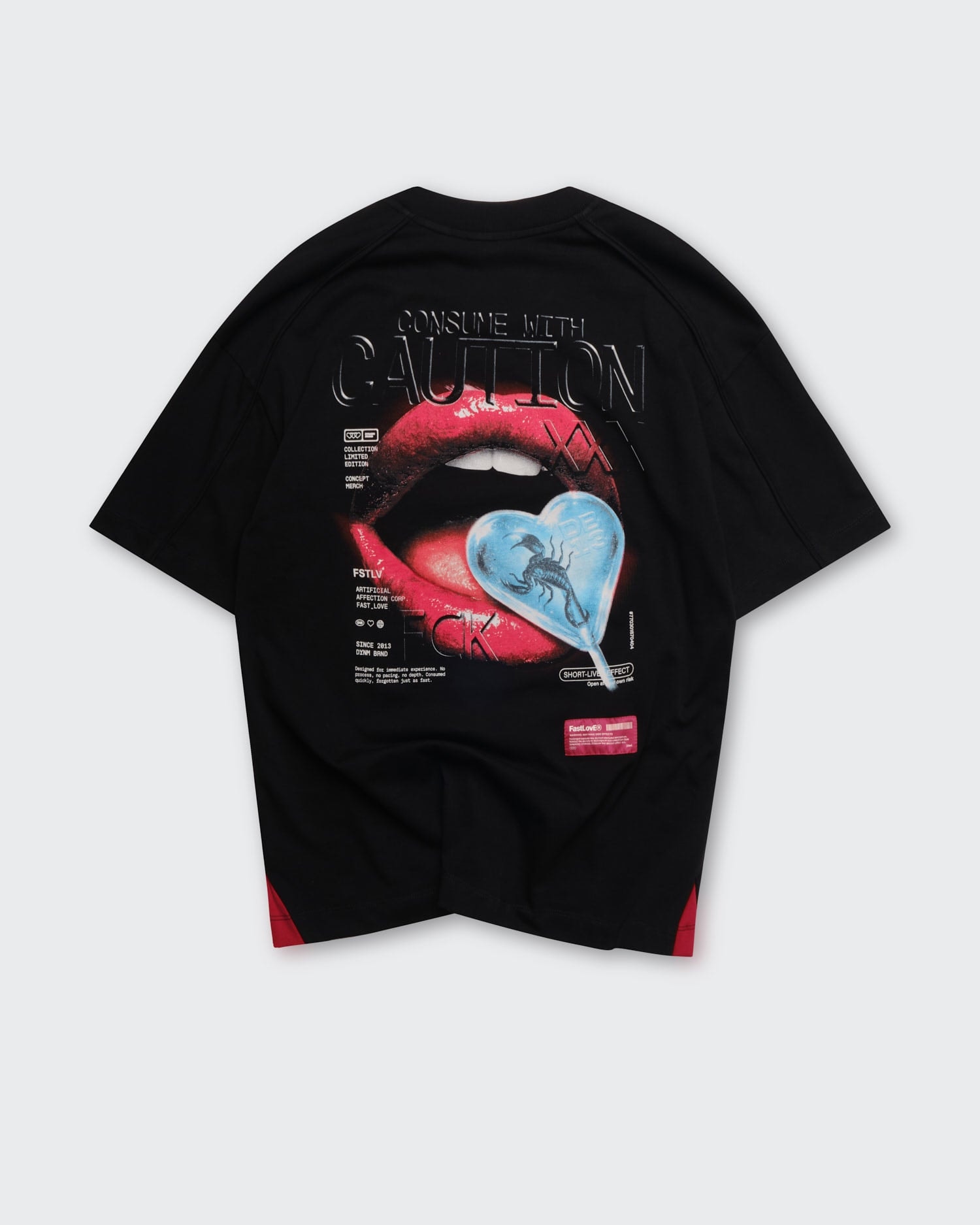 Camiseta Negra Oversize - Edición Fast Love - imagen 1