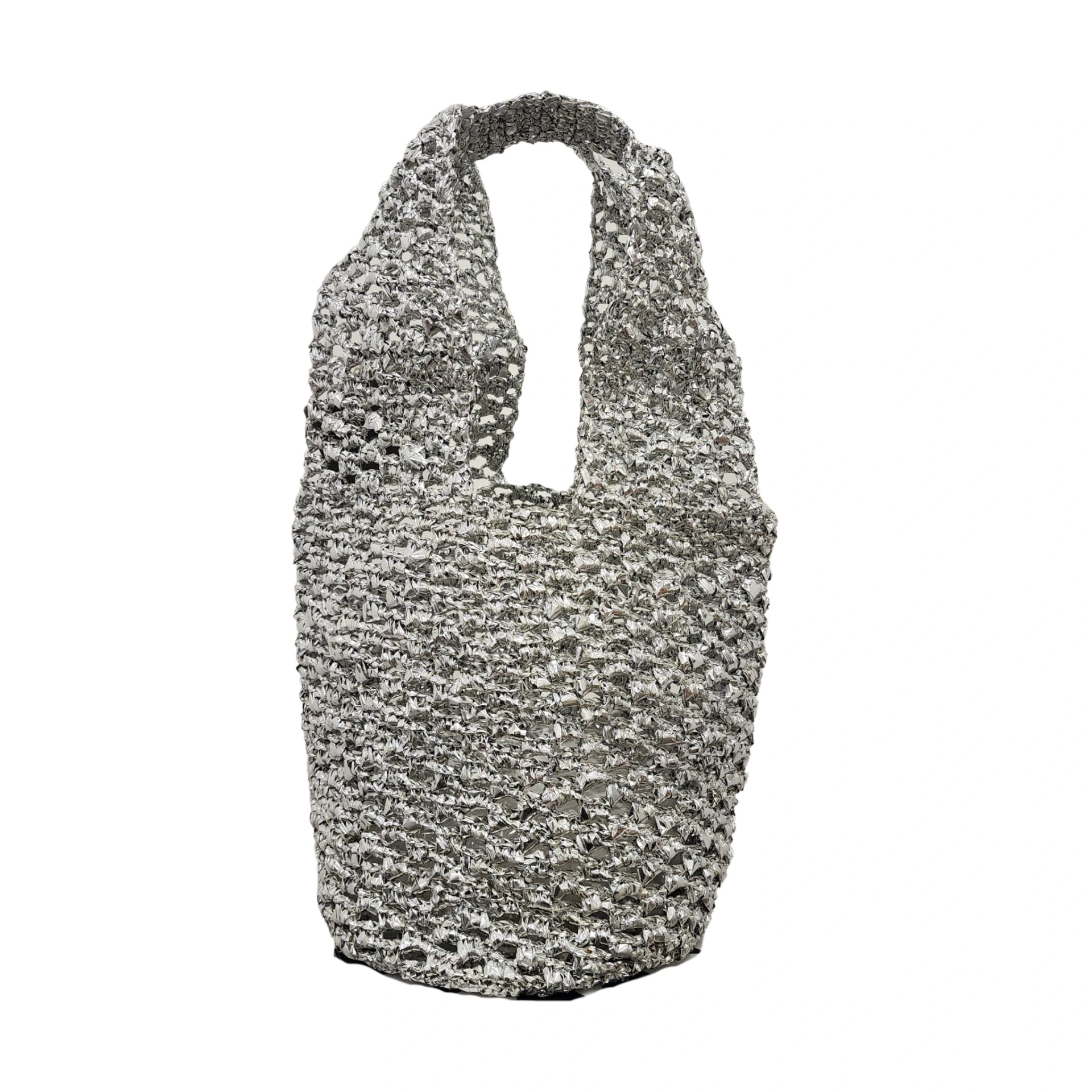 Silver Recycled Tote - imagen 1