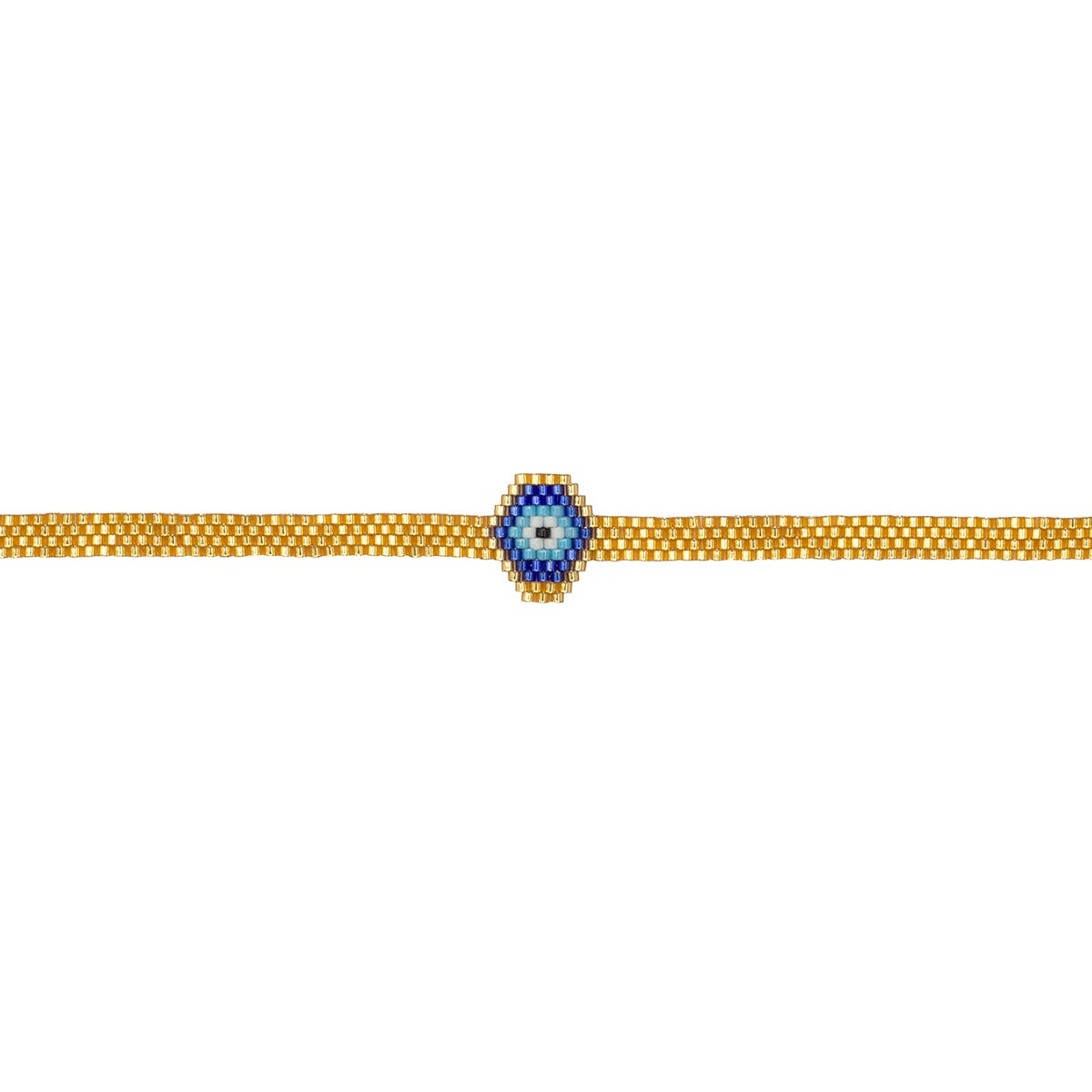 Pulsera Ojito Mar Dorado - imagen 1