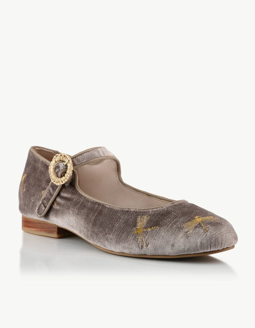 ZAPATOS LIBELULA MERCEDES TERCIOPELO - imagen 1