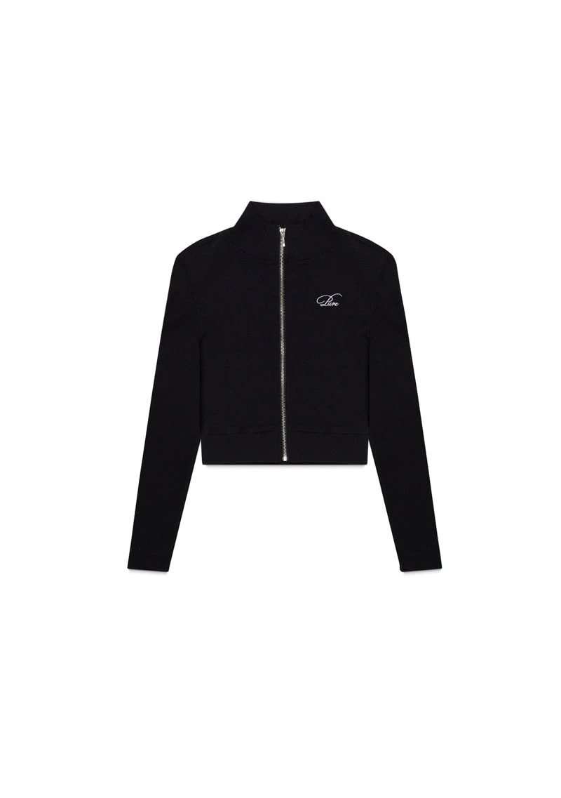 Knockout Woman Black Zip Jacket - imagen 1