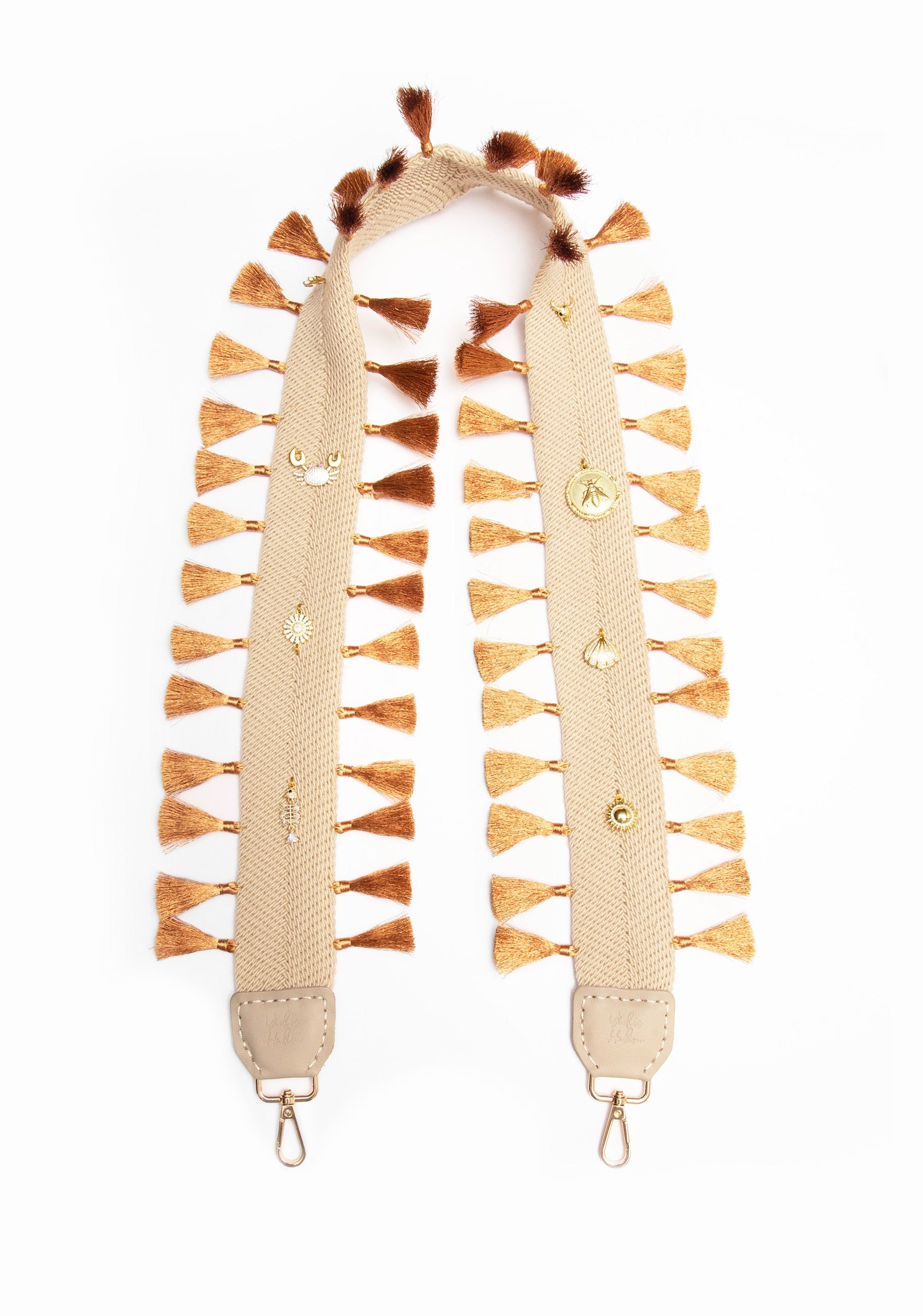 Strap Mediano Beige-Cafe - imagen 1