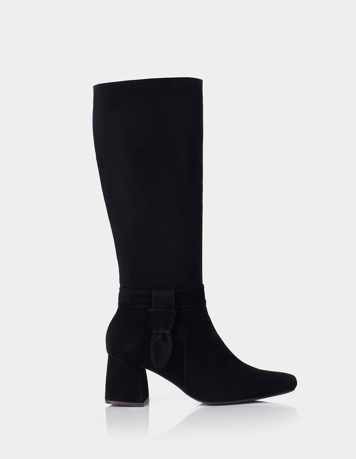 Bota Vitalia Cuero Ante Negro - imagen 1