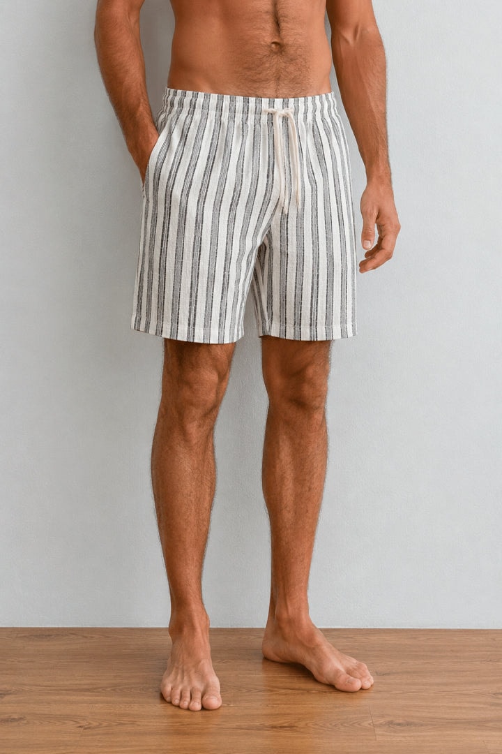 Short tejido rayas - imagen 1