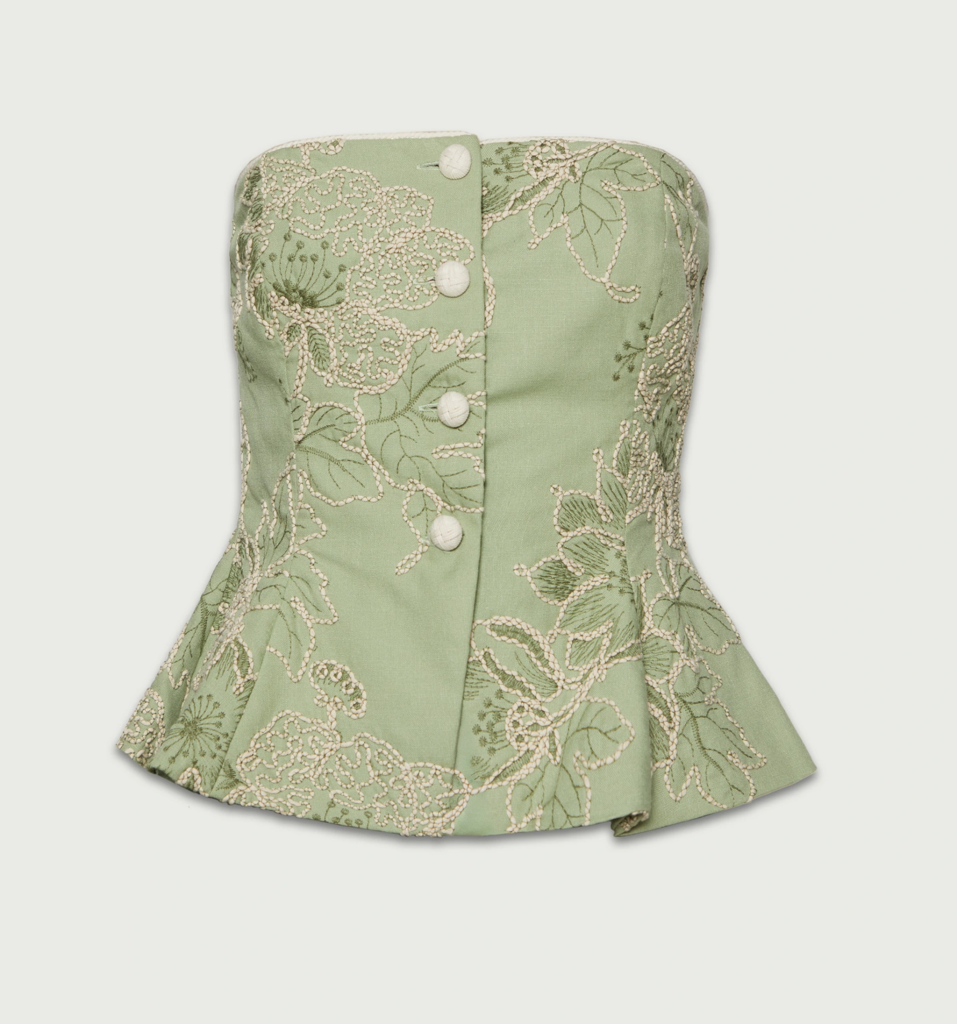 Blusa strapless - imagen 1