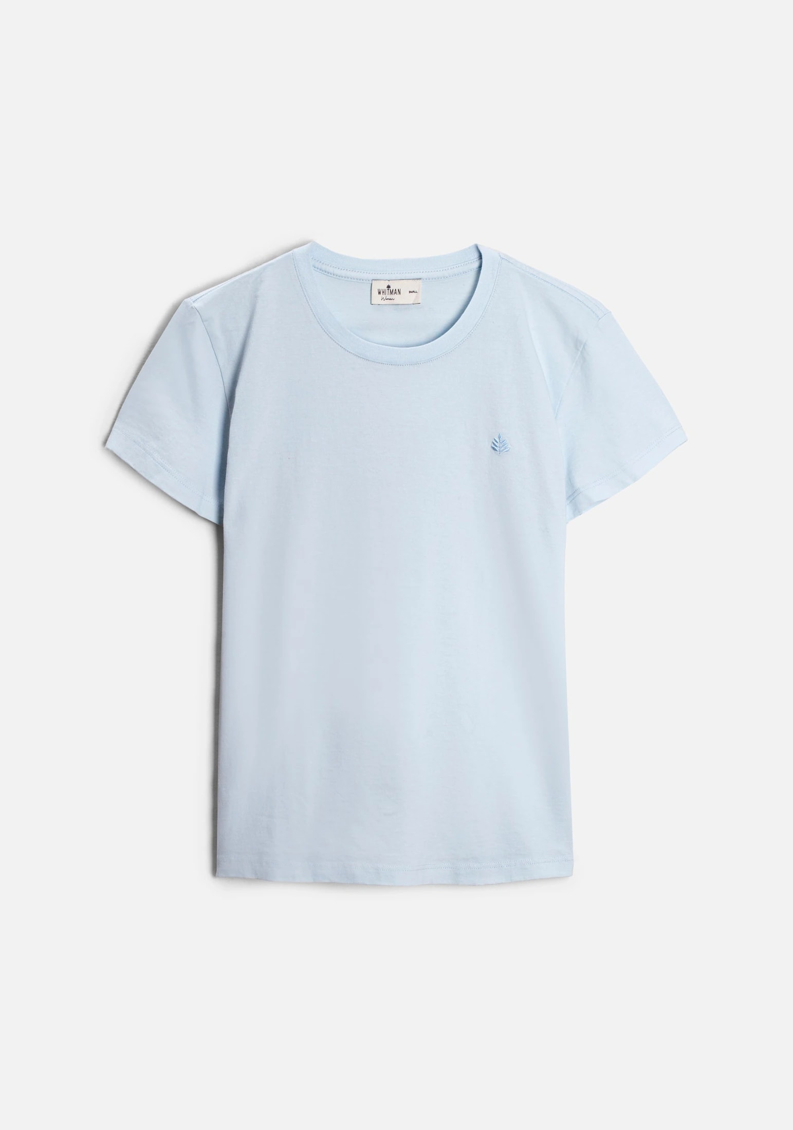 Camiseta M Unicolor CR L-Atn Azul Claro - imagen 1