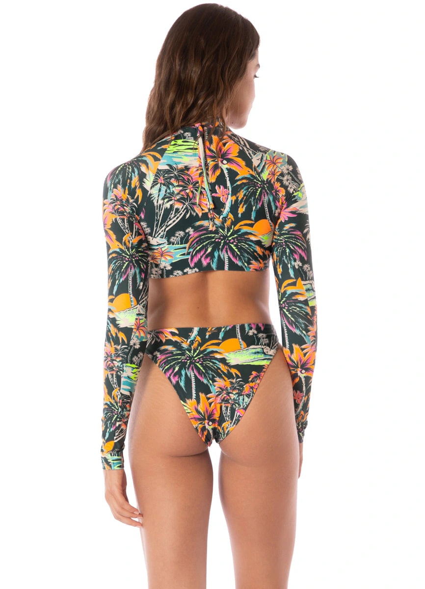 Maaji Funky Fiesta Delphi High Rise Thin Side Bikini Bottom - imagen 1
