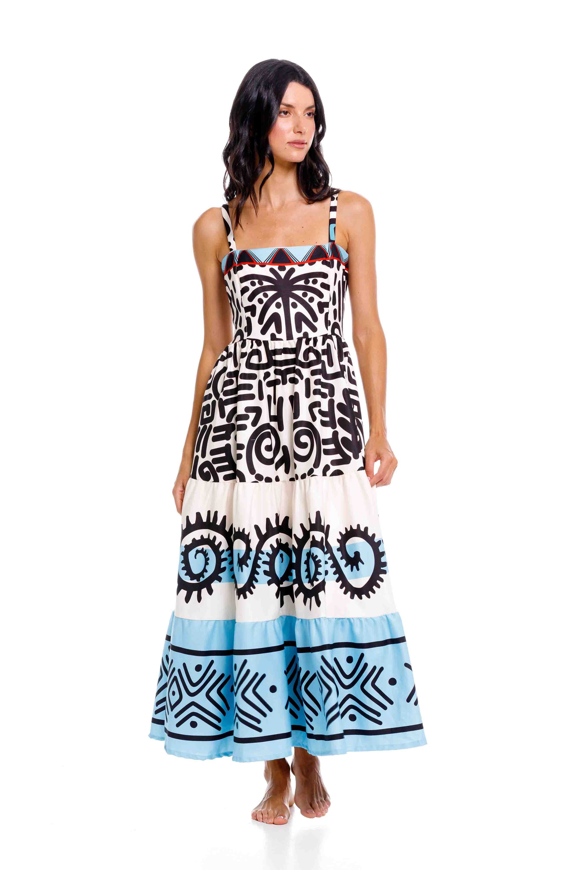 Vestido Largo Jardinero Mazai - imagen 1