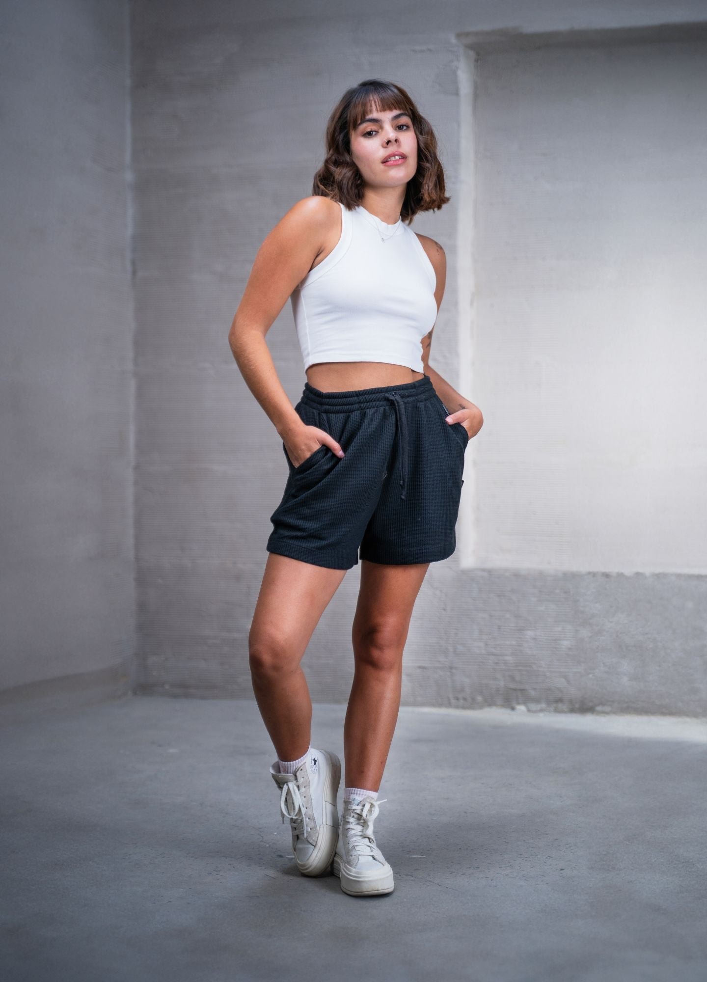 Short Grid - Negro - imagen 1