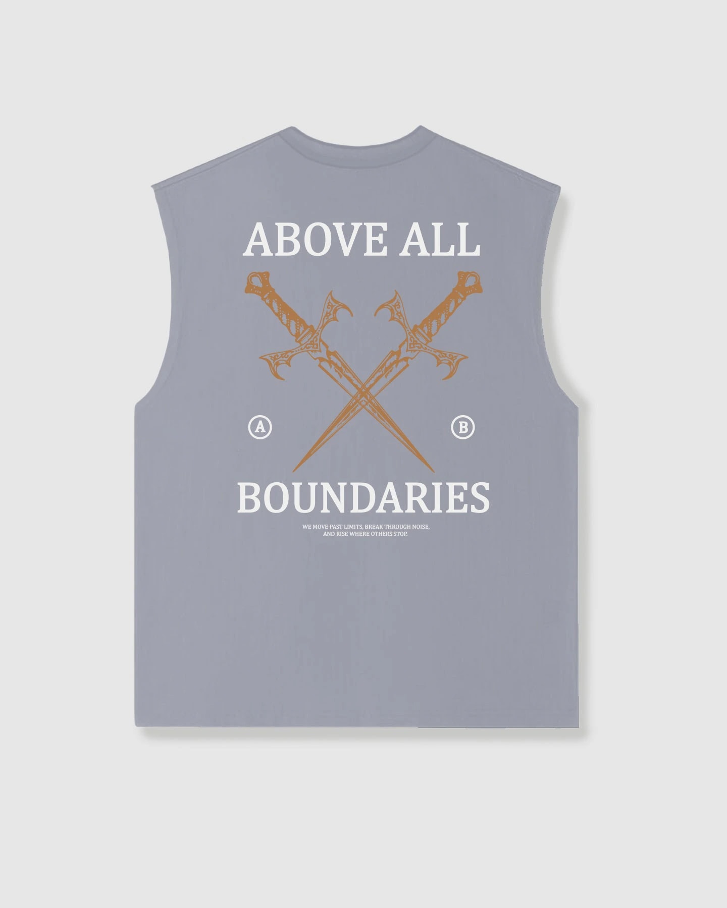Oversized Sleeveless Boundaries Grey - imagen 1