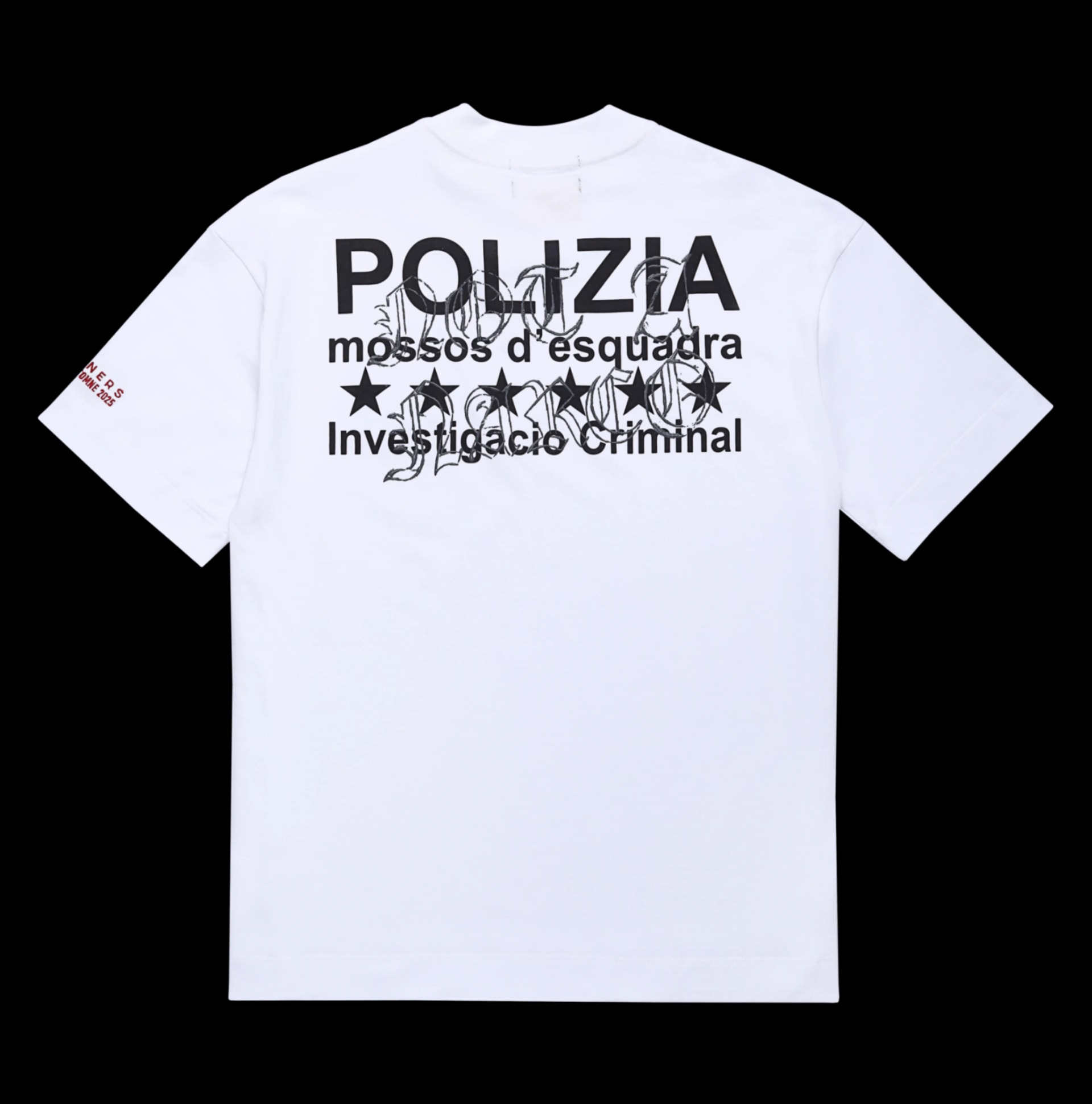 POLIZIA WHITE T-SHIRT - imagen 1