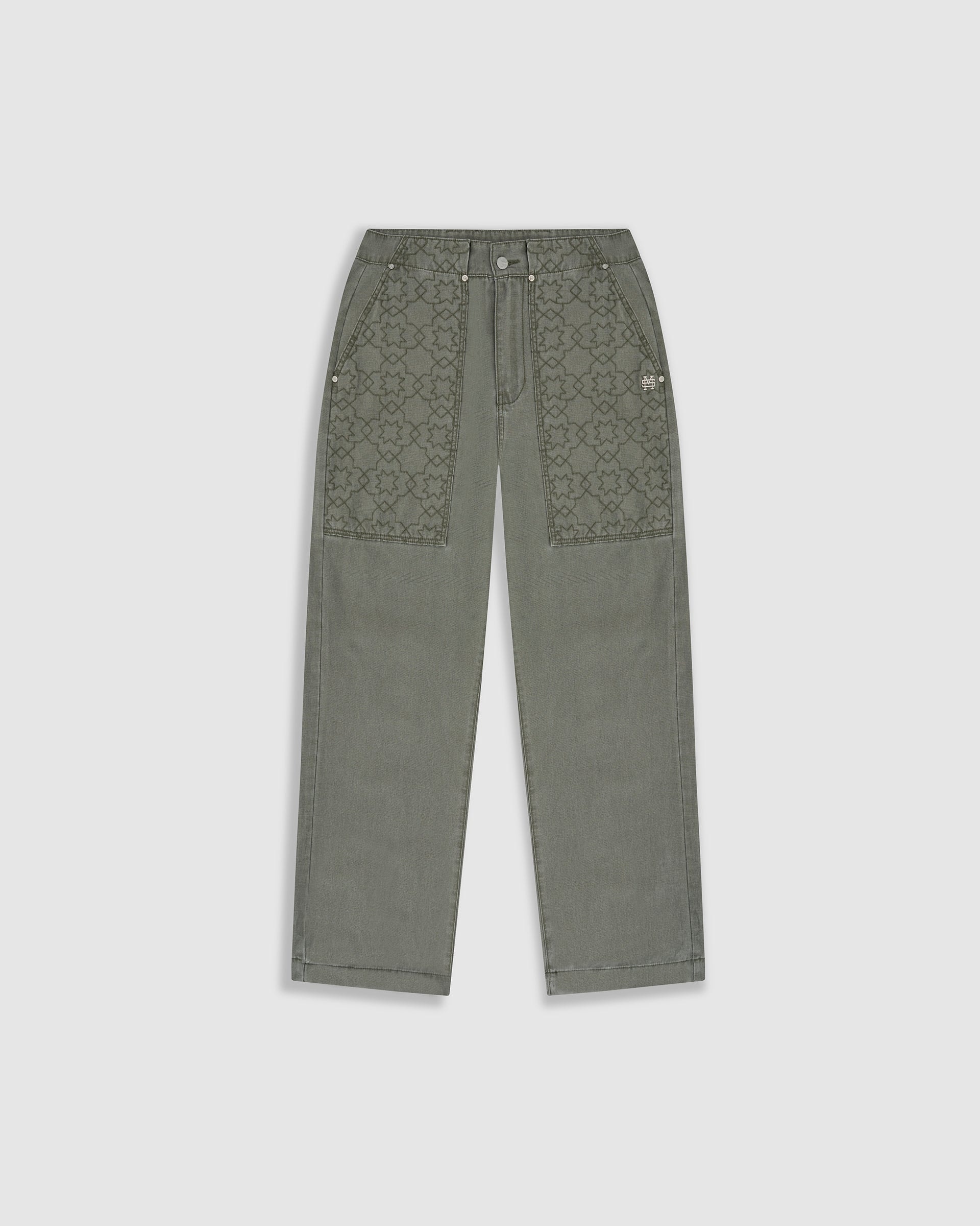 Wide Fit Chore Pants - Verde Oliva - imagen 1