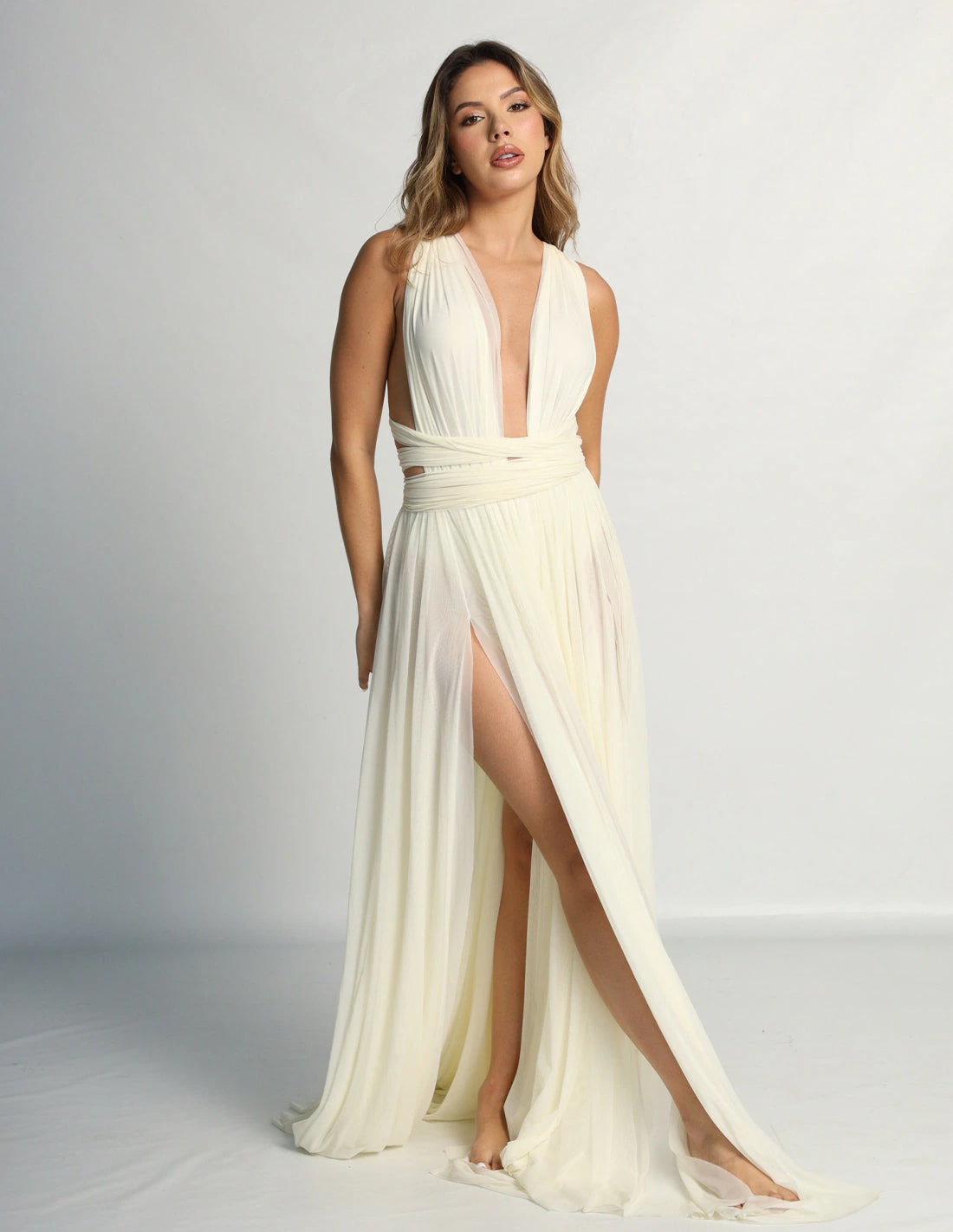 Vestido Hydra Marfil - imagen 1
