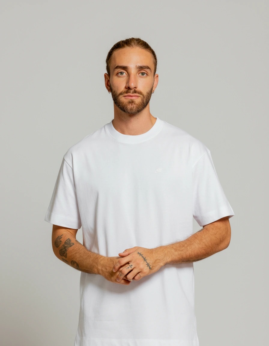 Camiseta Basic Custom Blanca - imagen 1