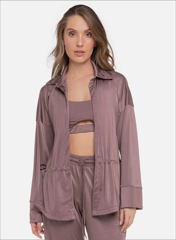 Camisa casual en tela rib - PRECIO ESPECIAL - imagen 1