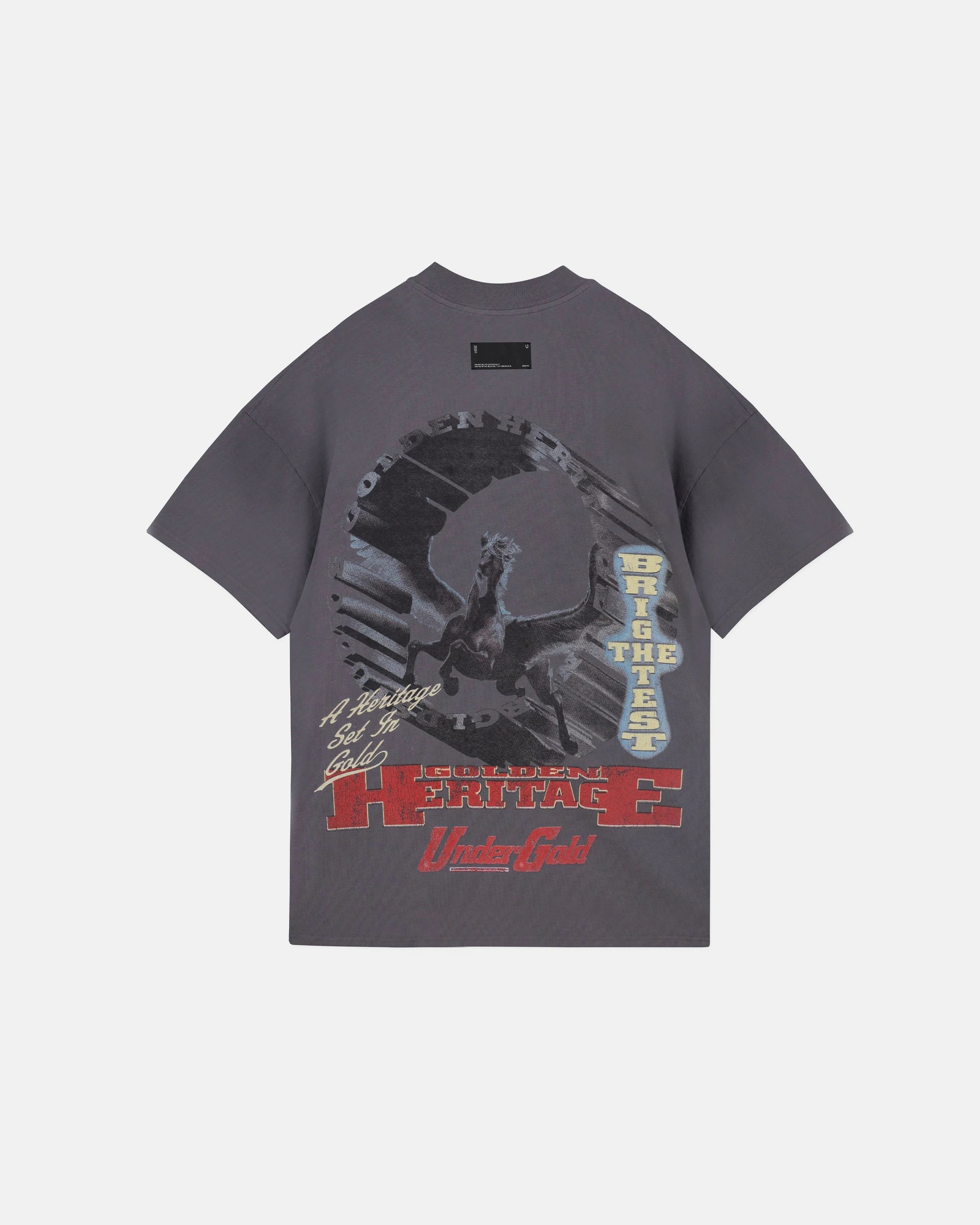 Golden Heritage Pegasus Tshirt Gray - imagen 1