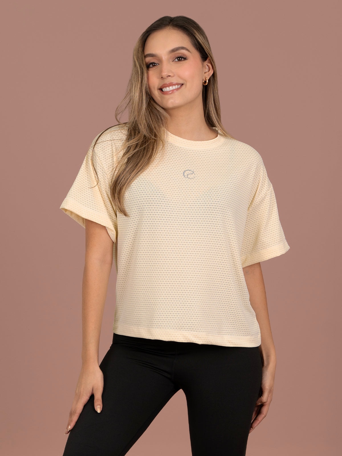 camiseta tulum panal yellow - imagen 1