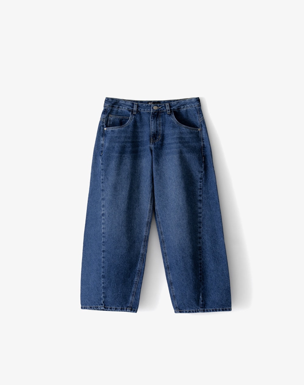 Jean baggy tiro medio indigo mujer - imagen 1