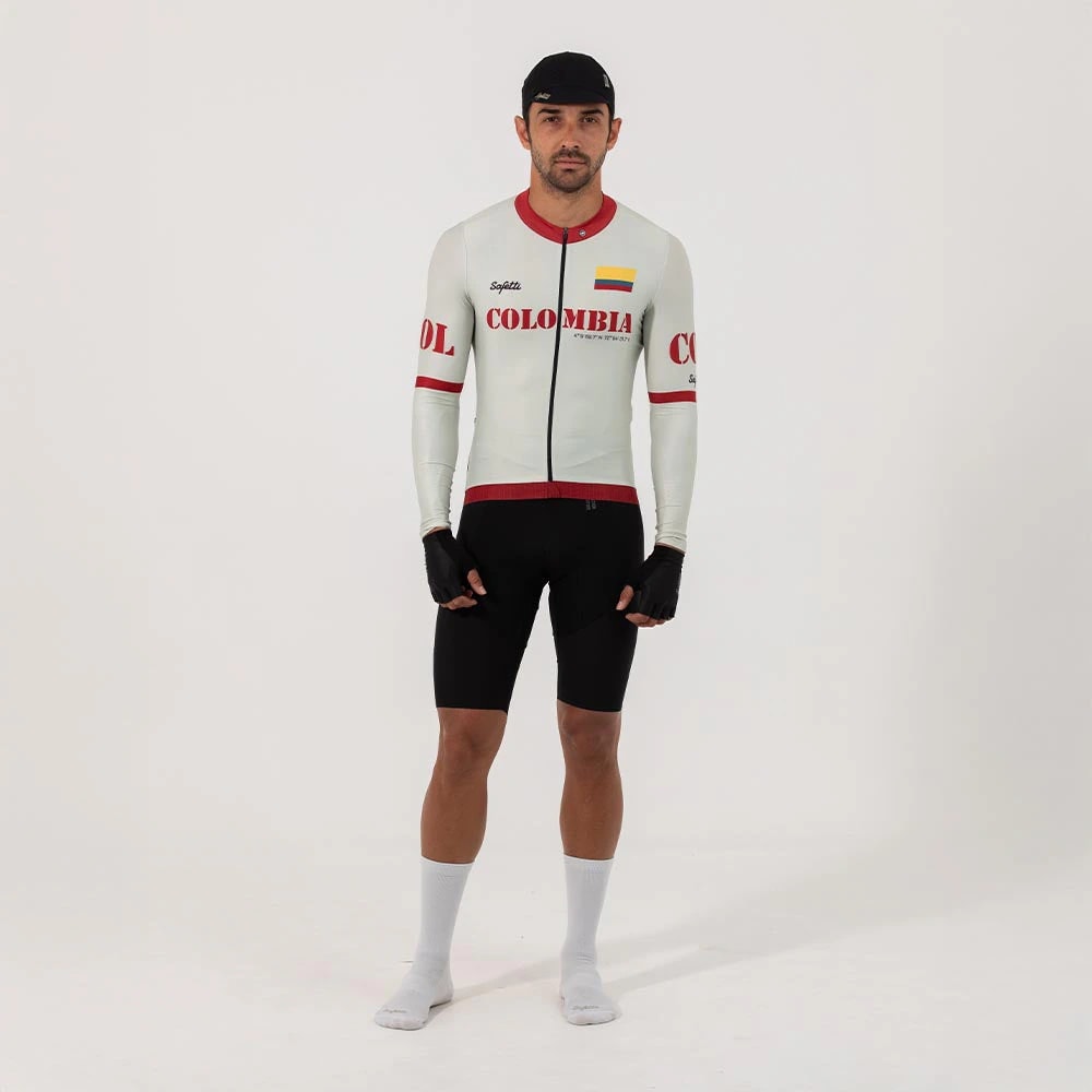 CAMISA CICLISMO MANGA LARGA COLOMBIA 51 PARA HOMBRE - imagen 1
