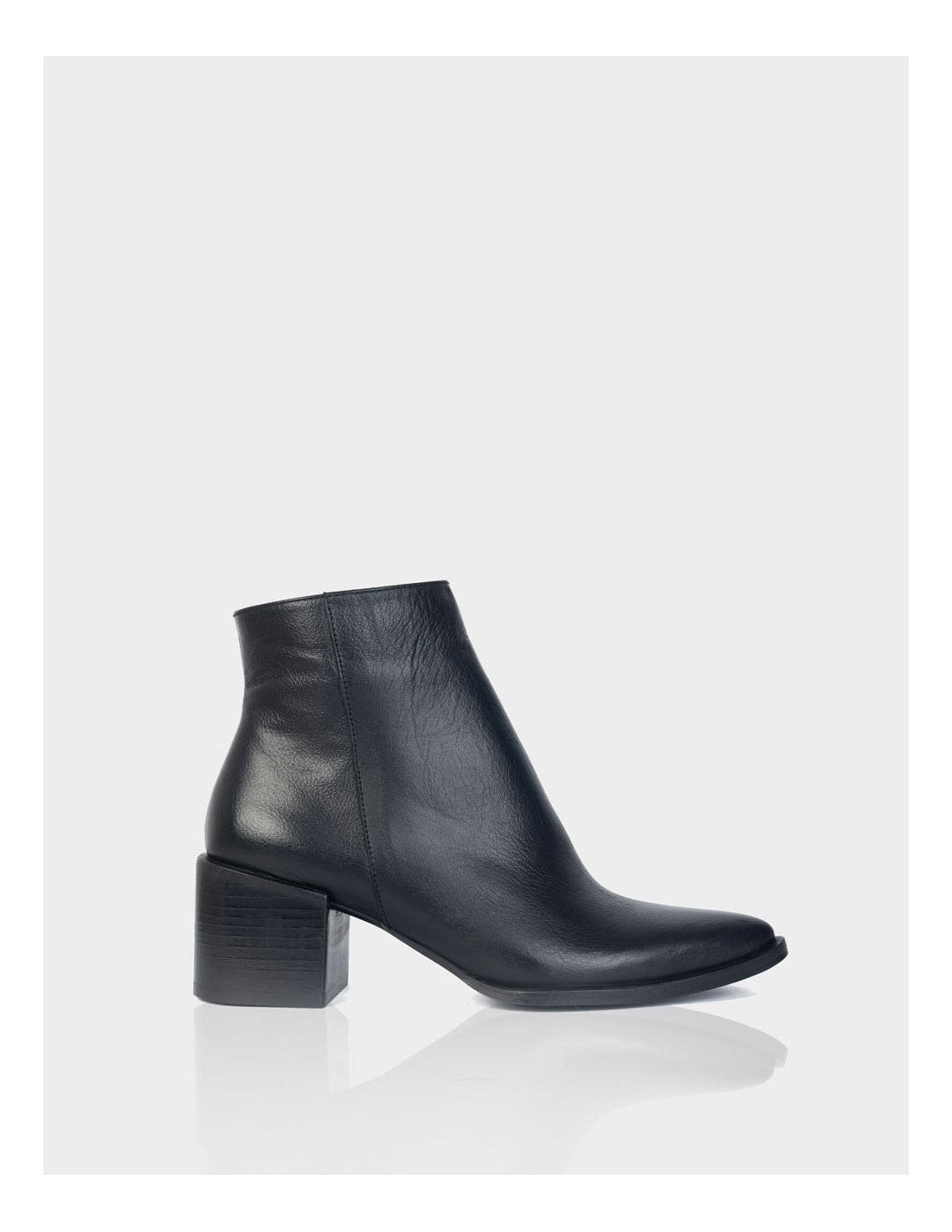 Botin Londra Cuero Negro - imagen 1
