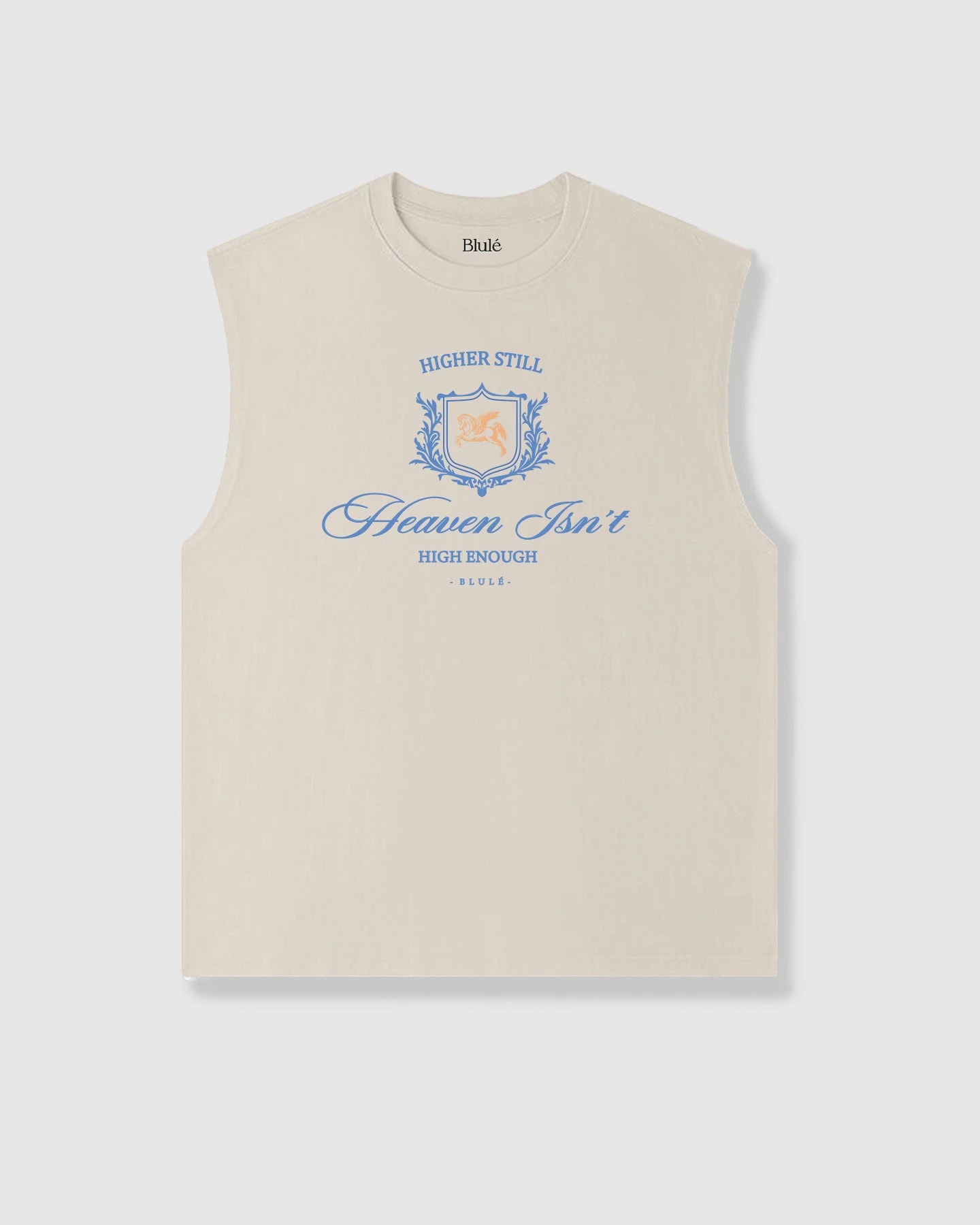 Oversized Sleeveless Higher Still Vanilla - imagen 1