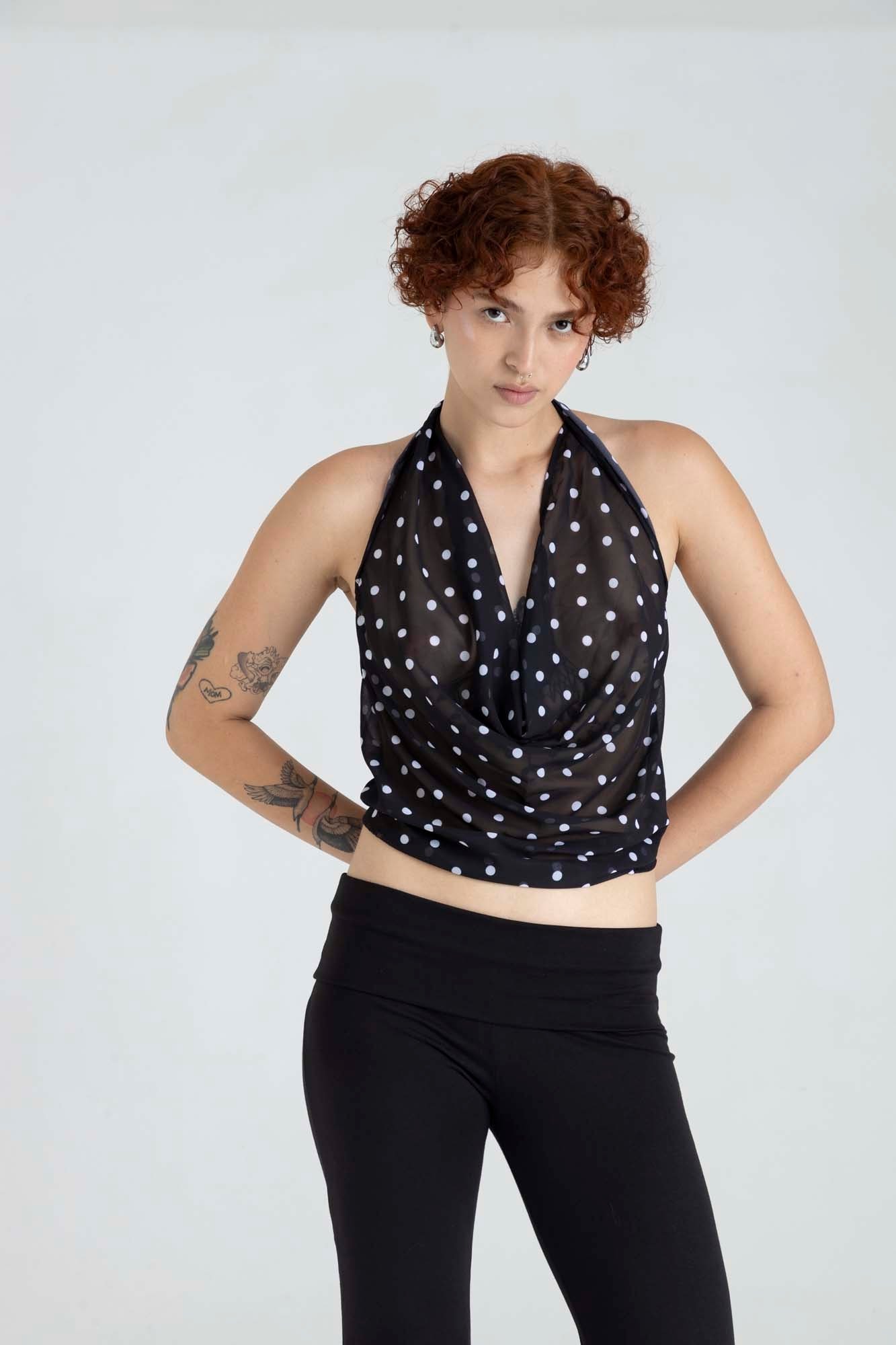 GABY DRAPED TOP - imagen 1