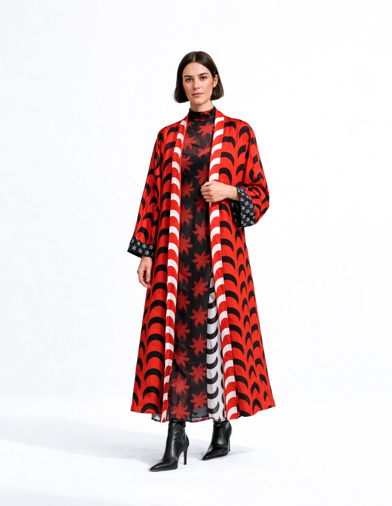 Bata-Kimono Unisex /  La Luna Florece - imagen 1