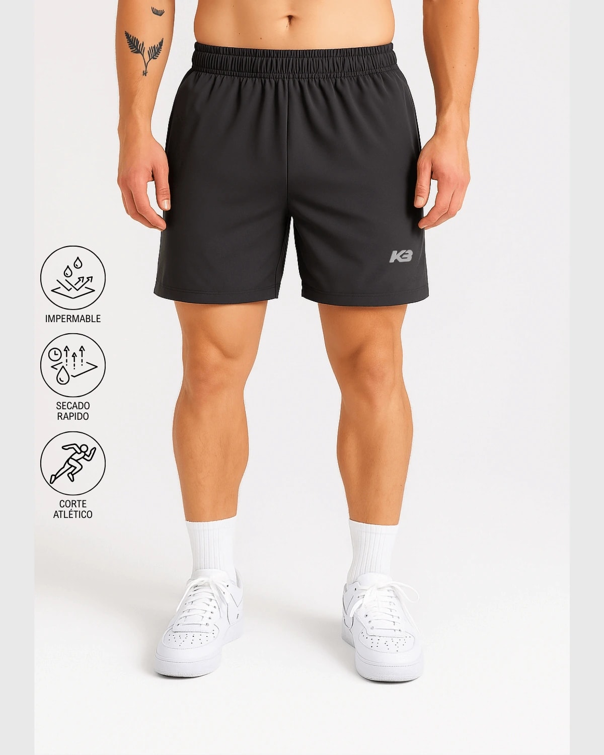 Pantaloneta Impermeable Fit Atletico┃KBMEN RF.401 - imagen 1