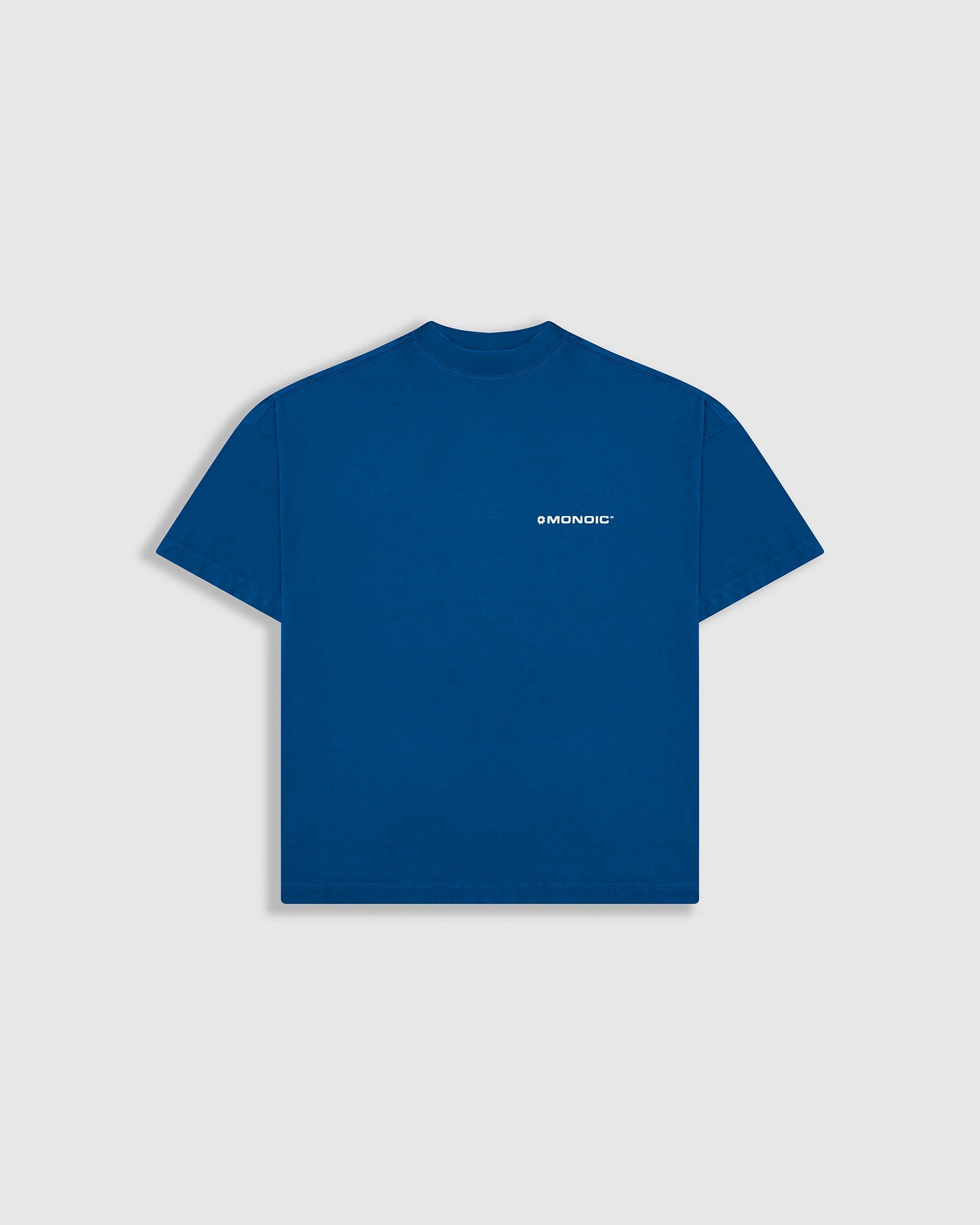 Camiseta Boxy Fit Básica V4 - Azul Cobalto - imagen 1