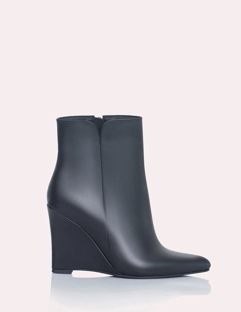 Botin Java Tacon Corrido Napa Negro - imagen 1